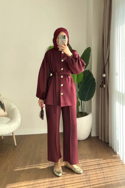 Lefter İkili Takım Bordo