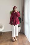 Lenora Ceket Bordo