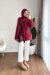 Lenora Ceket Bordo