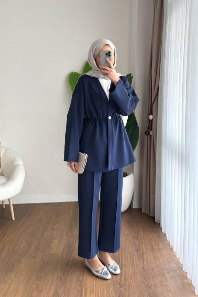 Mery İkili Takım Lacivert