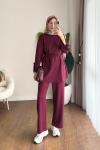 Mathilda Modal İkili Takım Bordo