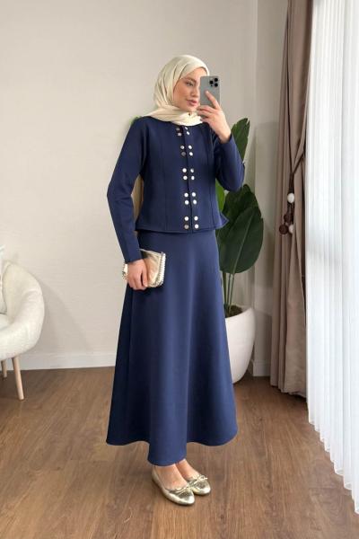 Victoria Etekli Takım Lacivert