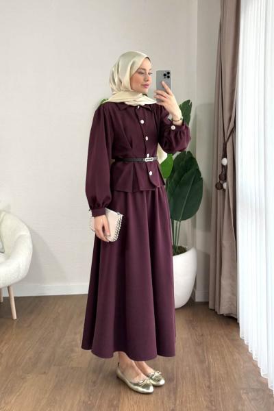 Laris Etekli Takım Bordo