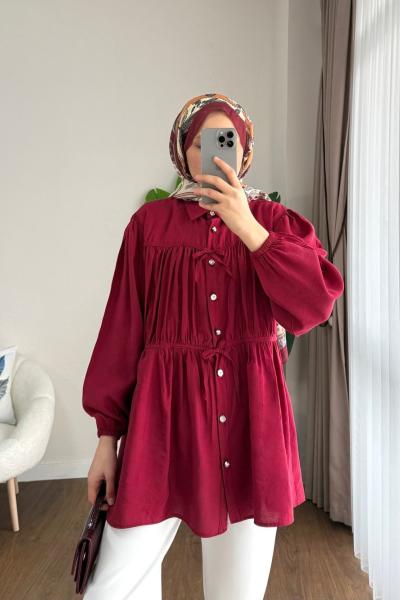 Lola Gömlek  Kırmızı