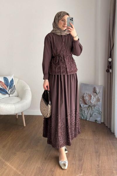 Lavera Etekli Takım  Kahverengi