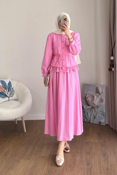 Paris Etekli Takım Pembe