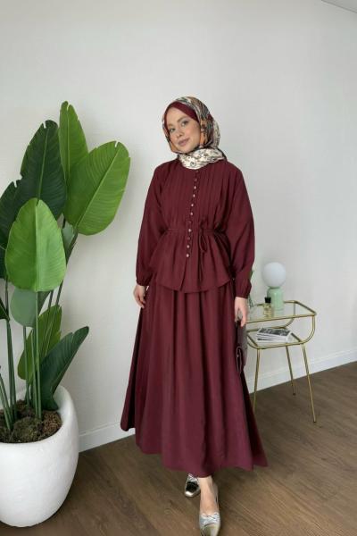 Monica Etekli Takım  Bordo