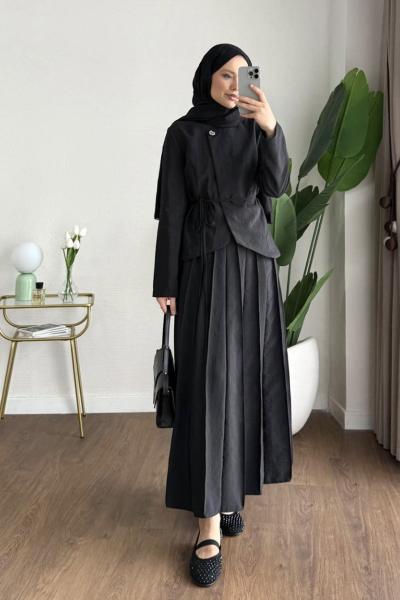 Rosa Etekli Takım  Siyah