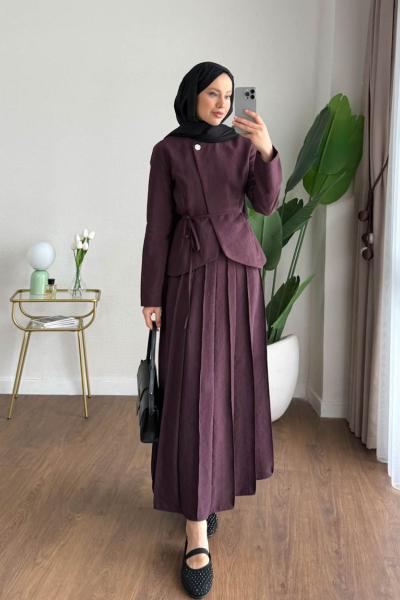 Rosa Etekli Takım  Mürdüm