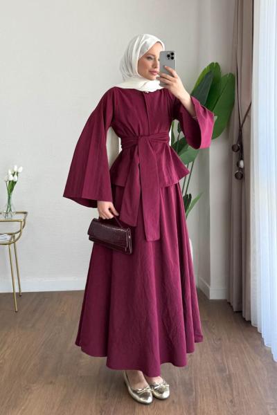 Crush Etekli Takım Mürdüm