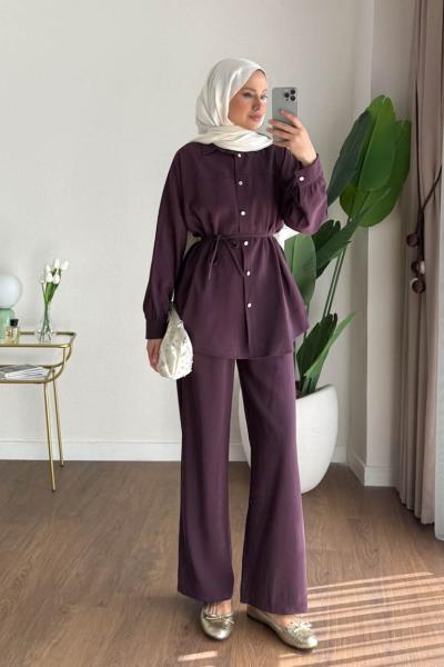 Melina Modal Takım Mürdüm