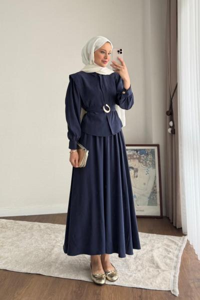 Plane Etekli Takım Lacivert