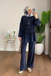 Asmin Pantolonlu Takım  Lacivert