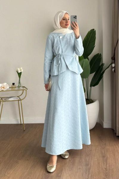 Jasmine Etekli Takım Mavi