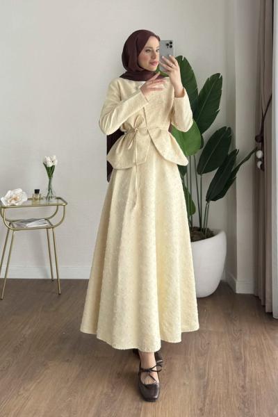 Jasmine Etekli Takım Sarı