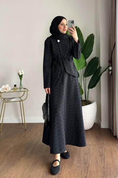Jasmine Etekli Takım Siyah