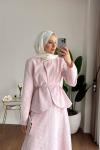 Jasmine Etekli Takım Pembe