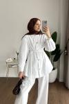 Büşra İkili Takım  Beyaz