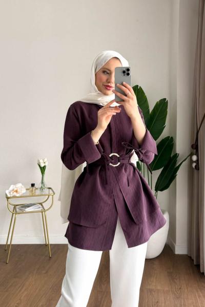 Maple Gömlek Mürdüm