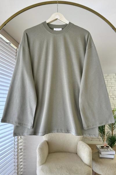 Basic Süprem Sweatshirt  Çağla Yeşili