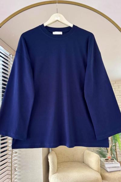 Basic Süprem Sweatshirt  Lacivert