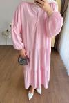 Lily Modal Elbise Pembe