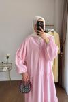 Lily Modal Elbise Pembe