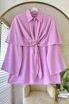 Sofya Pelerin Tunik Pembe