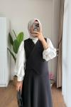 Vest Etekli Takım  Siyah