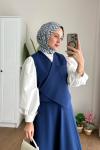 Vest Etekli Takım  Lacivert