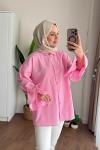 Elisa Gömlek (Arkası Piliseli) Pembe