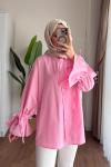 Elisa Gömlek (Arkası Piliseli) Pembe