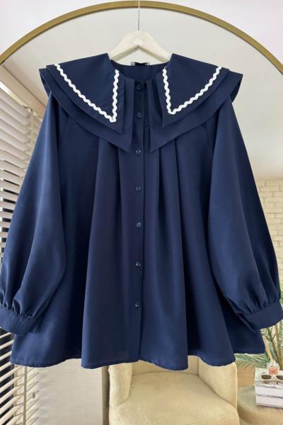 Elina Gömlek  Lacivert