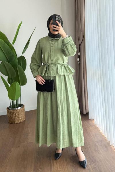 Melinda Etekli Takım Yeşil