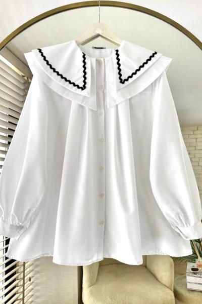 Elina Gömlek  Beyaz