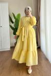 Belinda Begonya Elbise Sarı