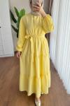 Belinda Begonya Elbise Sarı
