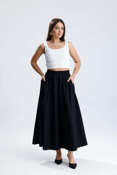 Beli Lastikli Milan Etek Siyah