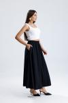 Beli Lastikli Milan Etek Siyah