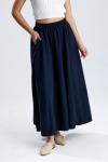 Beli Lastikli Milan Etek Lacivert