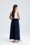 Beli Lastikli Milan Etek Lacivert