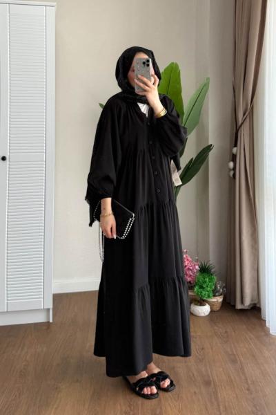 Lily Modal Elbise Siyah