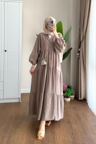 Lily Modal Elbise Vizon