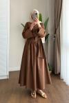 Aden Etekli Takım  Kahverengi