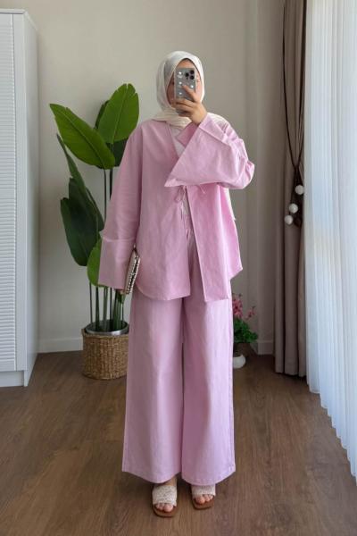 Lina İkili Takım Pembe