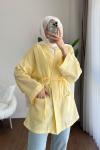 Müslin Kimono Sarı