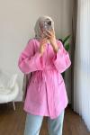 Müslin Kimono Pembe