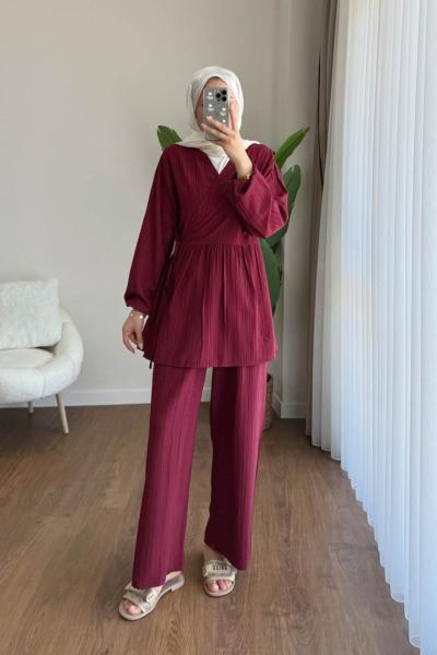 Nada İkili Takım  Bordo