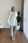 Urla Salaş Tunik  Beyaz