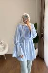 Urla Salaş Tunik  Mavi